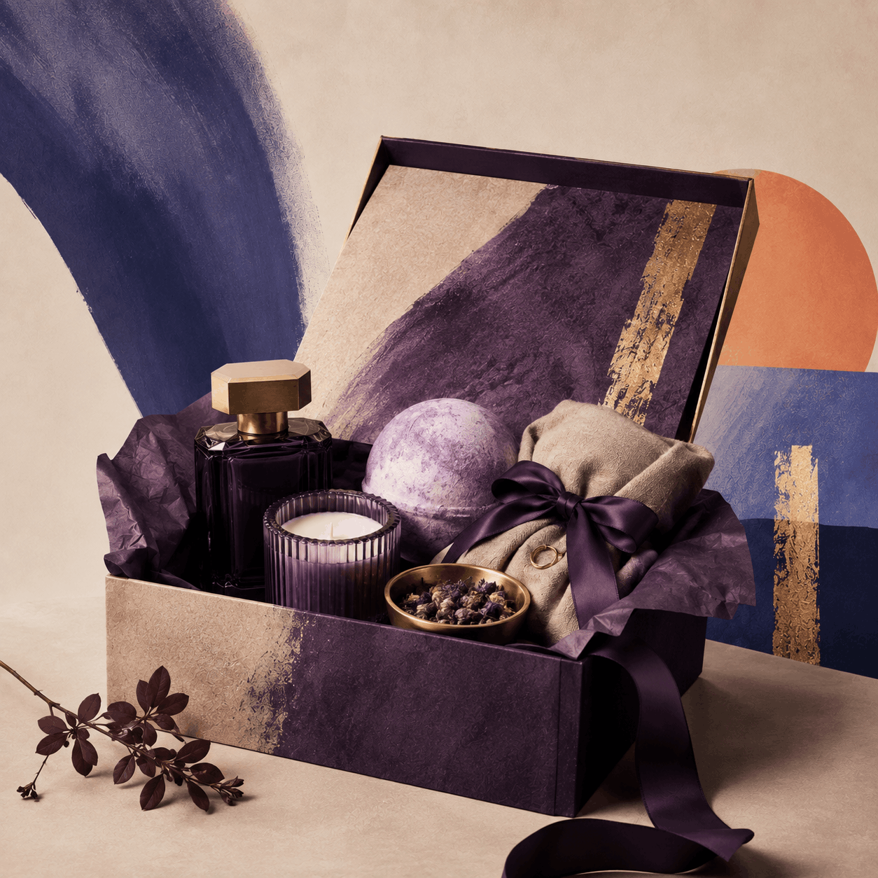 Curated gift boxes, themed sets, seasonal collections and corporate gift sets.